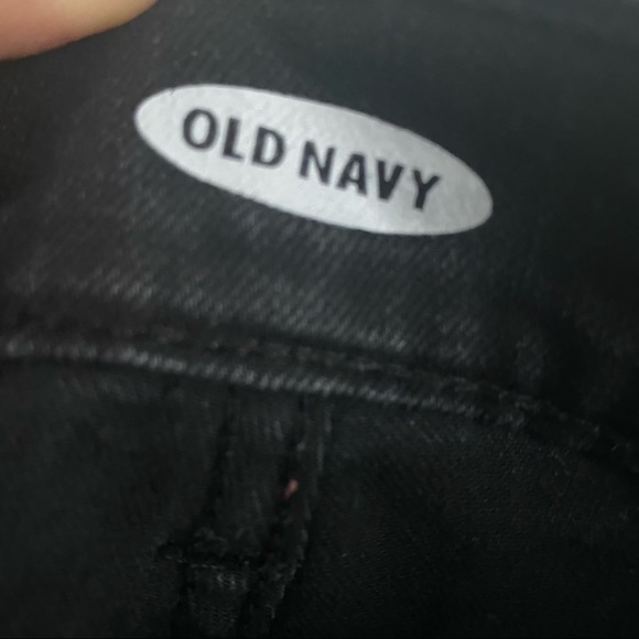 Old Navy black jean shorts size 12 - Picture 3 of 5